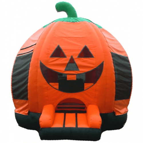 Round Jack-O-Lantern Bounce House