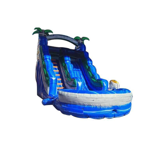 Blue Bahama Breeze 18 Foot Water Slide Rental