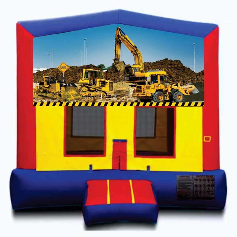 Construction Banner Bounce House