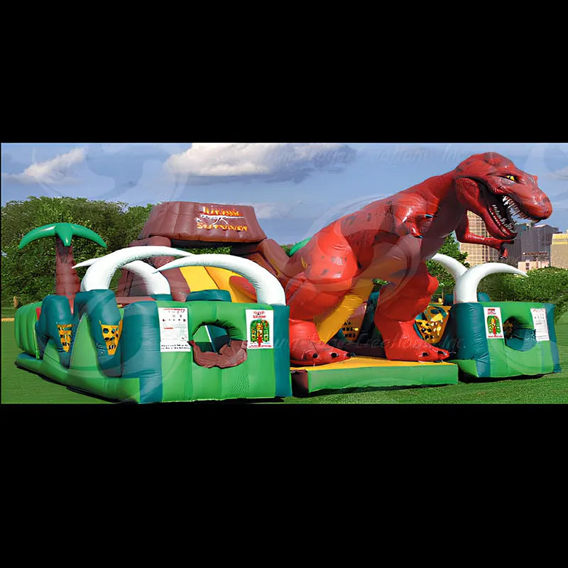 Jurassic Survivor Dual Lane Obstacle Course