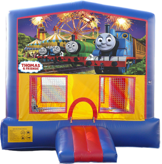Thomas the Train Banner Bounce House