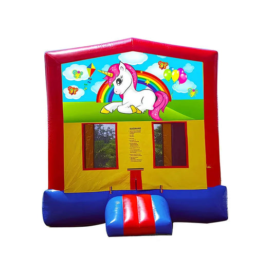 Unicorn Banner Bounce House