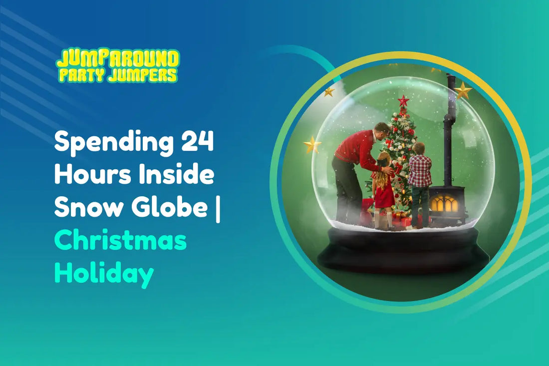 Get Slimed in Snow Globe Bounce House Challenge with Elmer&#8217;s