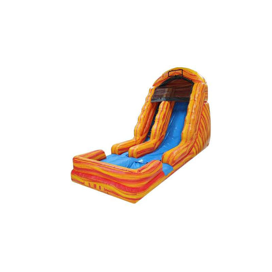 Orange Marble 17 Foot Water Slide Rental