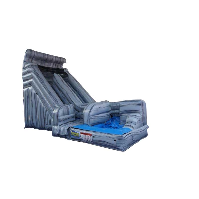 Grey Marble Twist 18 Foot Water Slide Rental