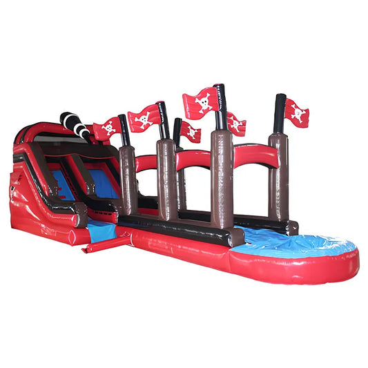 18' Pirate Ship with Slip-n-Slide