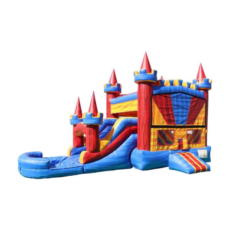 Dual Lane Castle Jump-n-Slide Dry