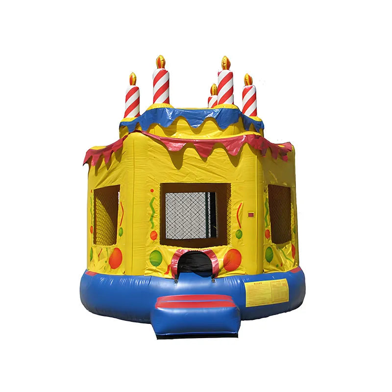 Round Birthday Cake Bounce House