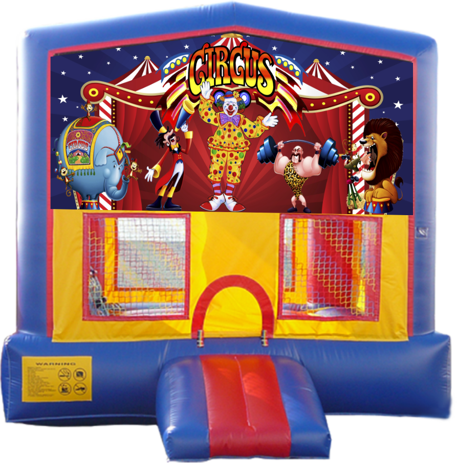 Circus Banner Bounce House