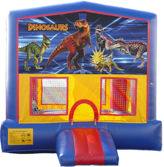 Dinosaur Banner Bounce House