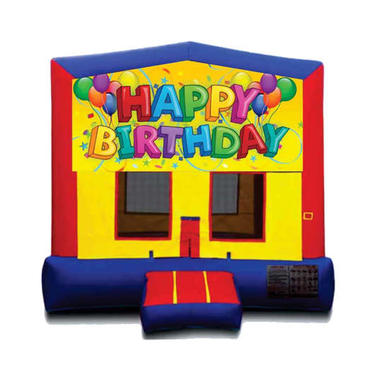 Happy Birthday Banner Bounce House