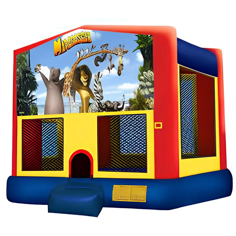 Madagascar Banner Bounce House