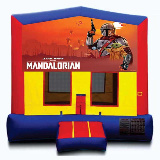 The Mandalorian 1 Banner Bounce House