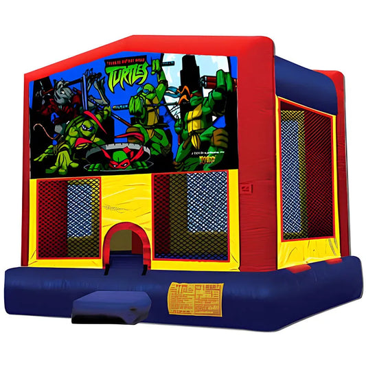 Ninja Turtles Banner Bounce House
