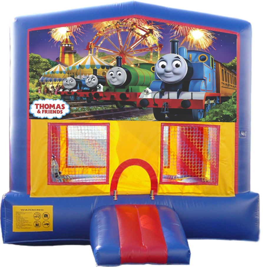 Thomas the Train Banner Bounce House
