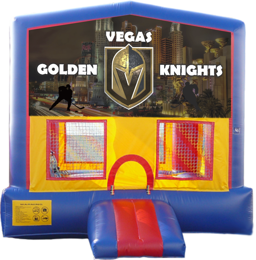 Vegas Golden Knights Banner Bounce House