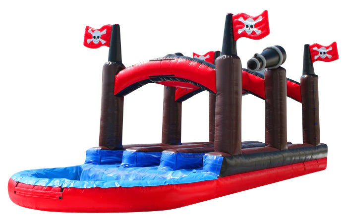 18' Pirate Ship Slide with or without Slip-n-Slide