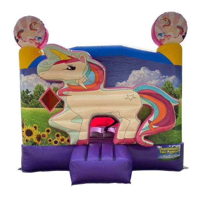 13x13 3D Unicorn Bounce House 1