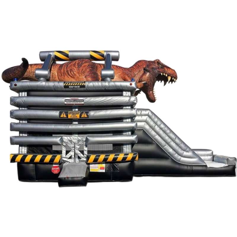 T-Rex Dinosaur Bounce House Slide Combo