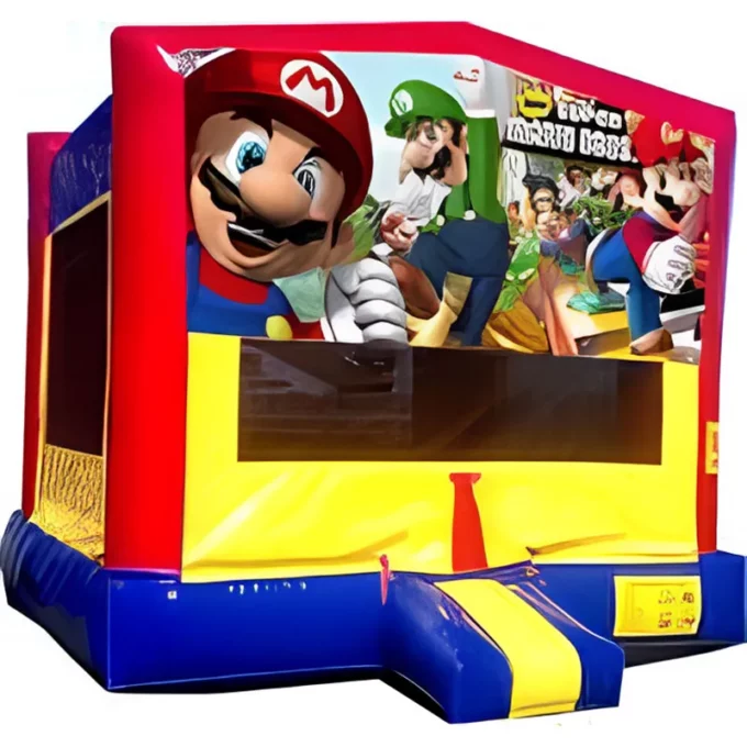 Super Mario Brothers Big Banner Bounce House
