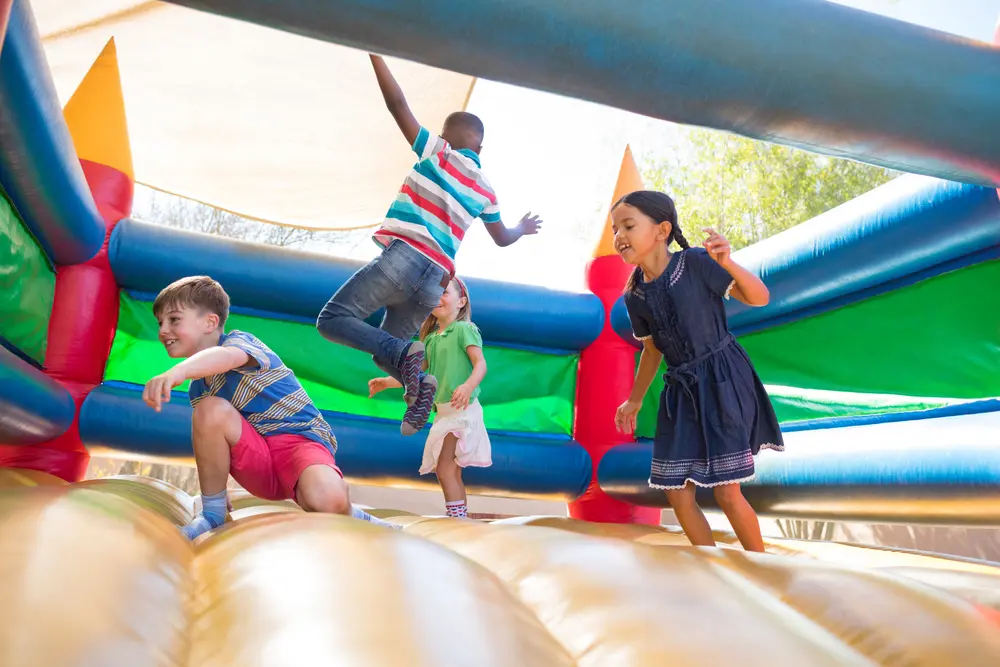 Physical and Social Benefits of Inflatable Play